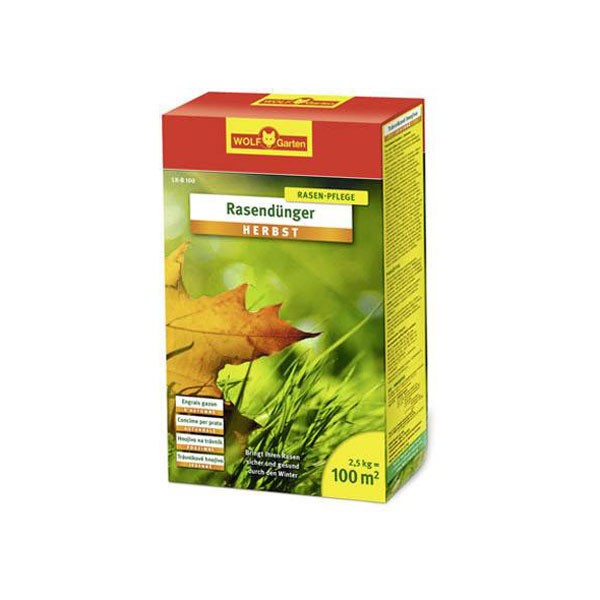 WOLF-Garten Autumn Lawn Feed Reduces Frost Vulnerability