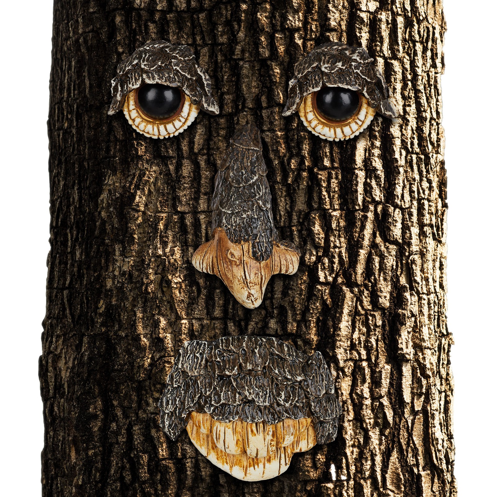 Tree face Forest Spirit Decoration 4 Pieces Weatherproof Tree Face Decoration