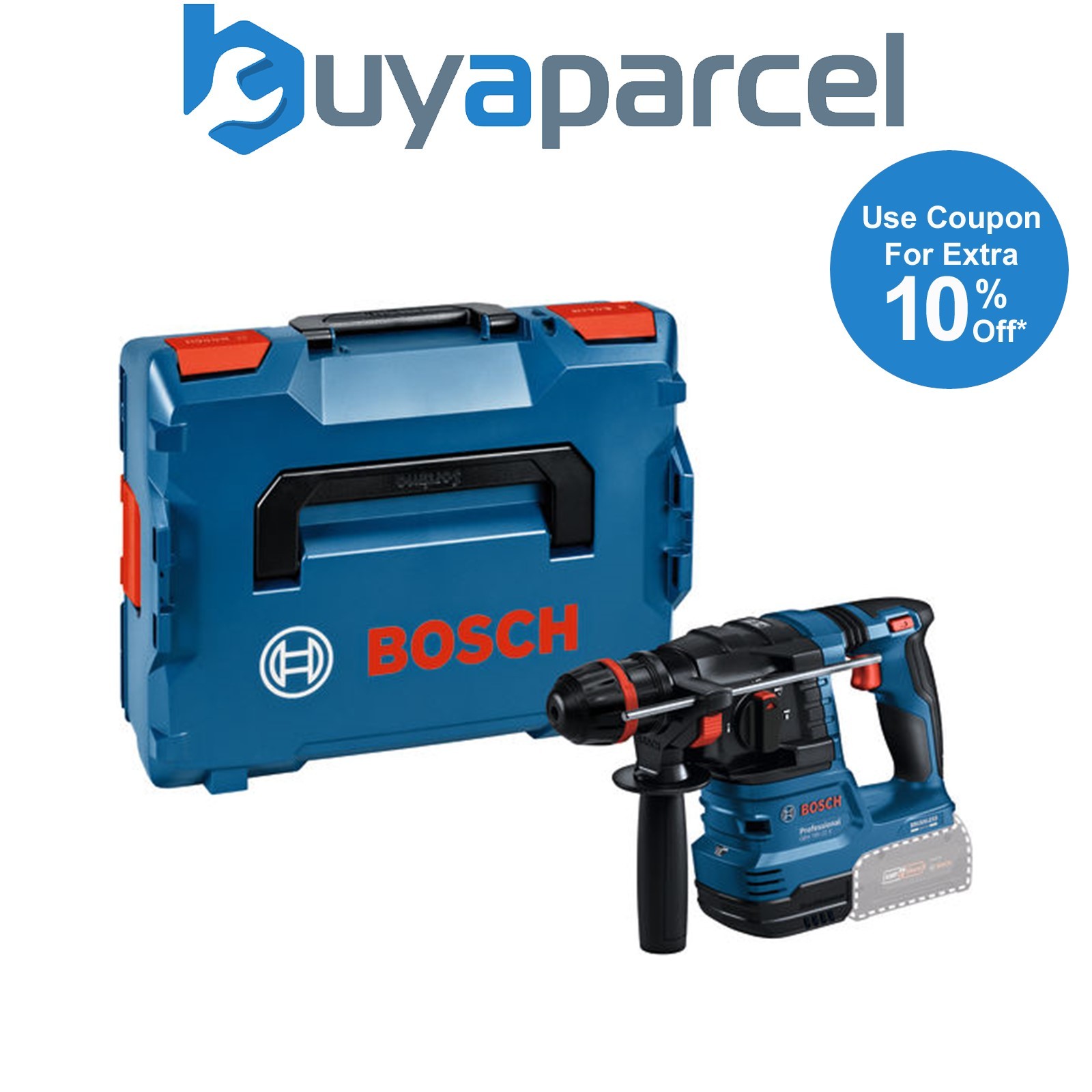 Bosch PRO Cordless Rotary Hammer with ONECHUCK GBH 18V-22 X L-Boxx 136 061192410