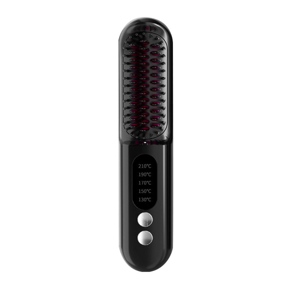 Hair Straightener Brush Fast Heated Straightener Brush Negative Ions Hair5989