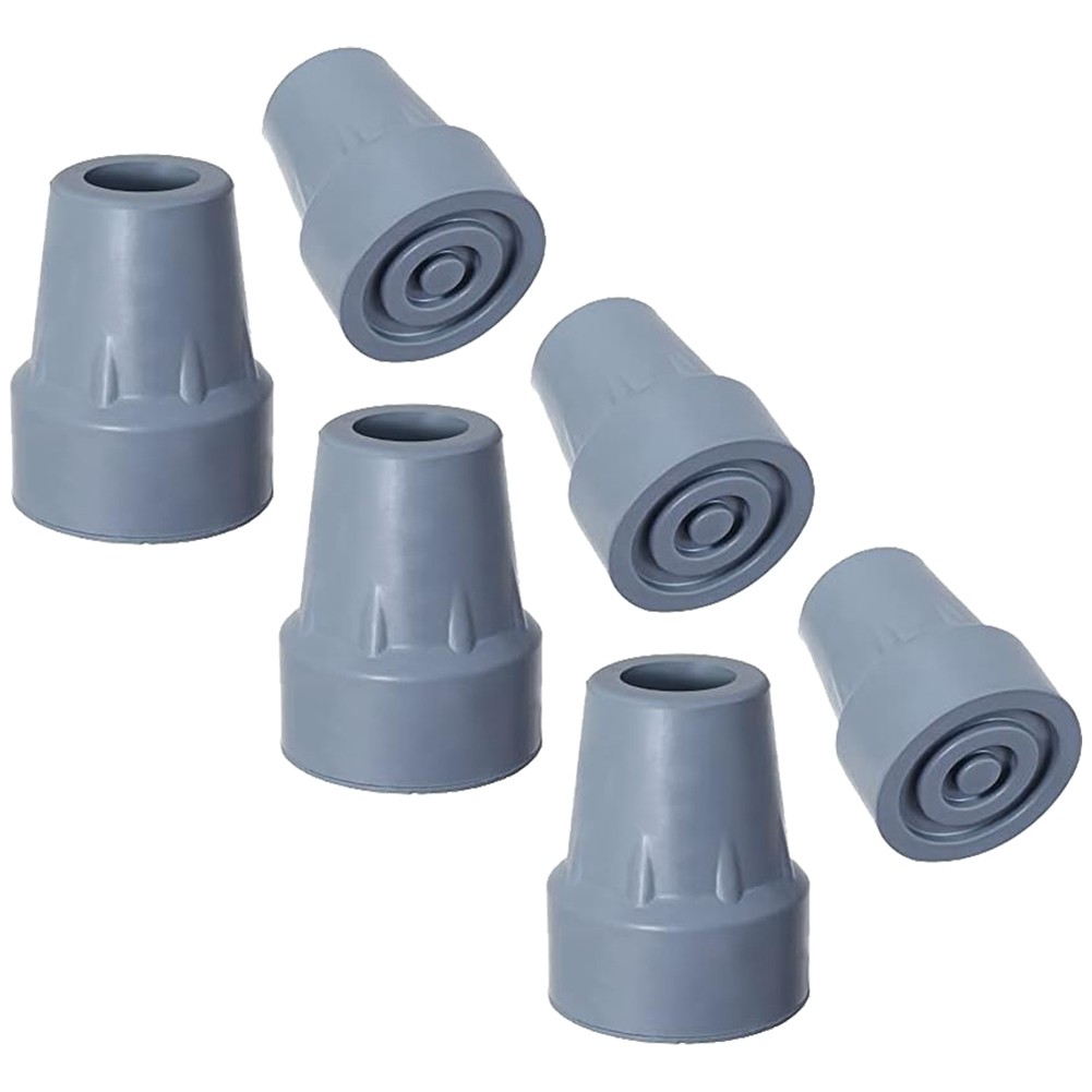 3X(3/4Inch Heavy Duty Non-Slip Rubber Cane Tips, Crutch Tips, Crutch Pads,3283