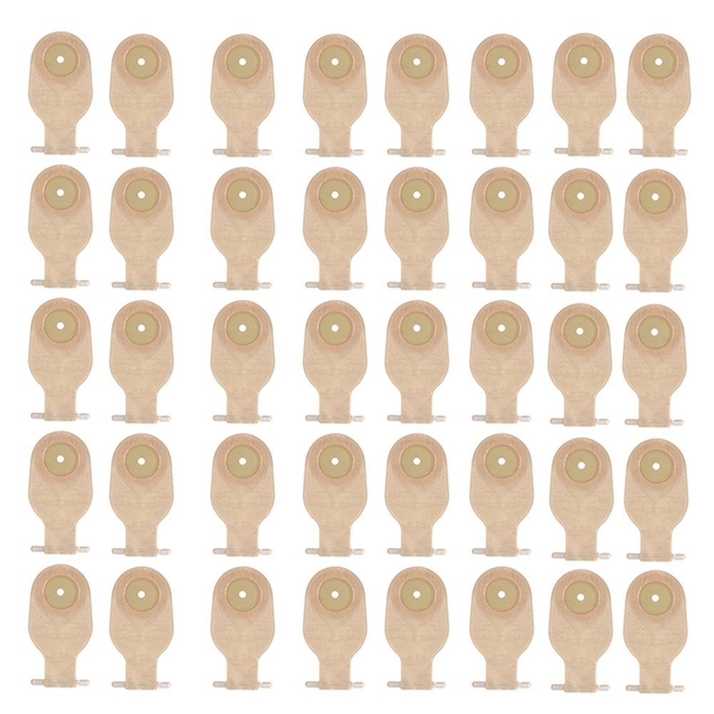 40Pcs Ostomy Bags Piece Drainable Pouches for Colostomy Ileostomy Stoma7419