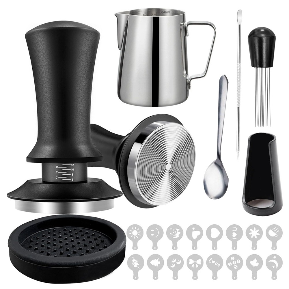 22 PCS Espresso Accessories Coffee Espresso Tamper Set with Espresso Tamper6980