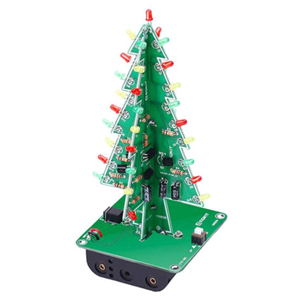 10X(DIY Christmas Tree LED Kit - Flashing Lights Circuit Kit for Festive8822