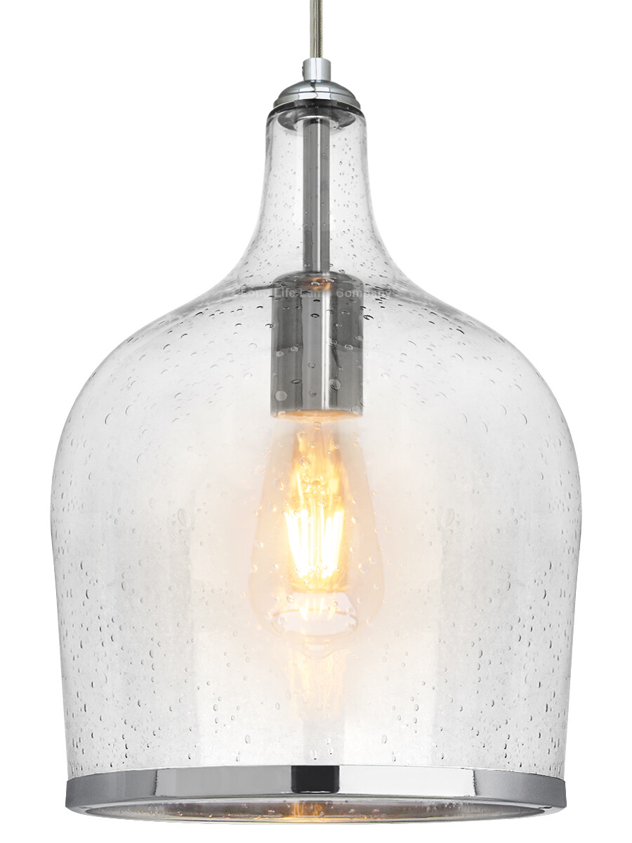 Vintage Bubble Glass Shade Chandelier Pendant Ceiling Pub Home Diner Light H3022