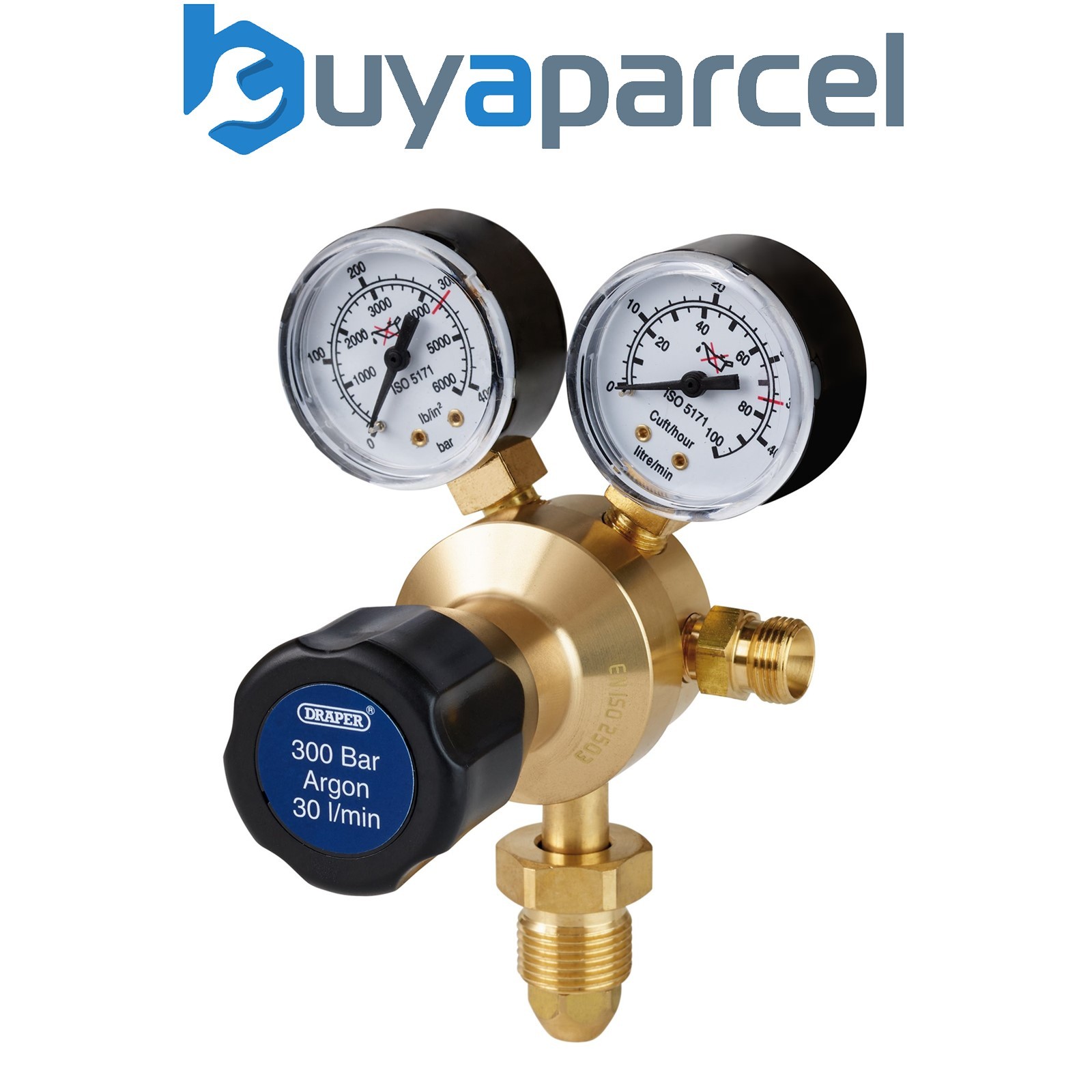 Draper 35017 Argon Regulator, 300 Bar