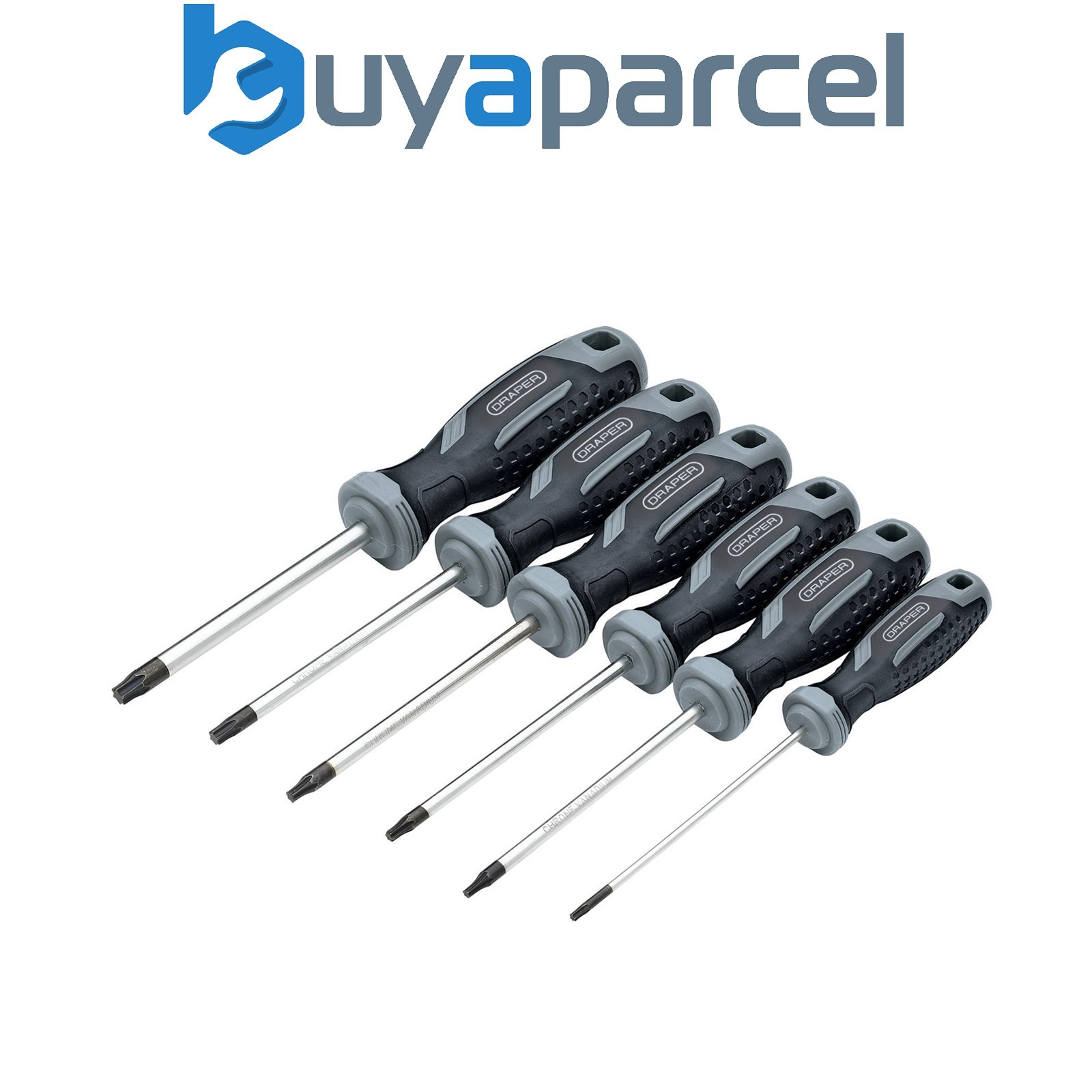 Draper 13434 Draper TX-STAR Soft Grip Screwdriver Set (6 Piece)