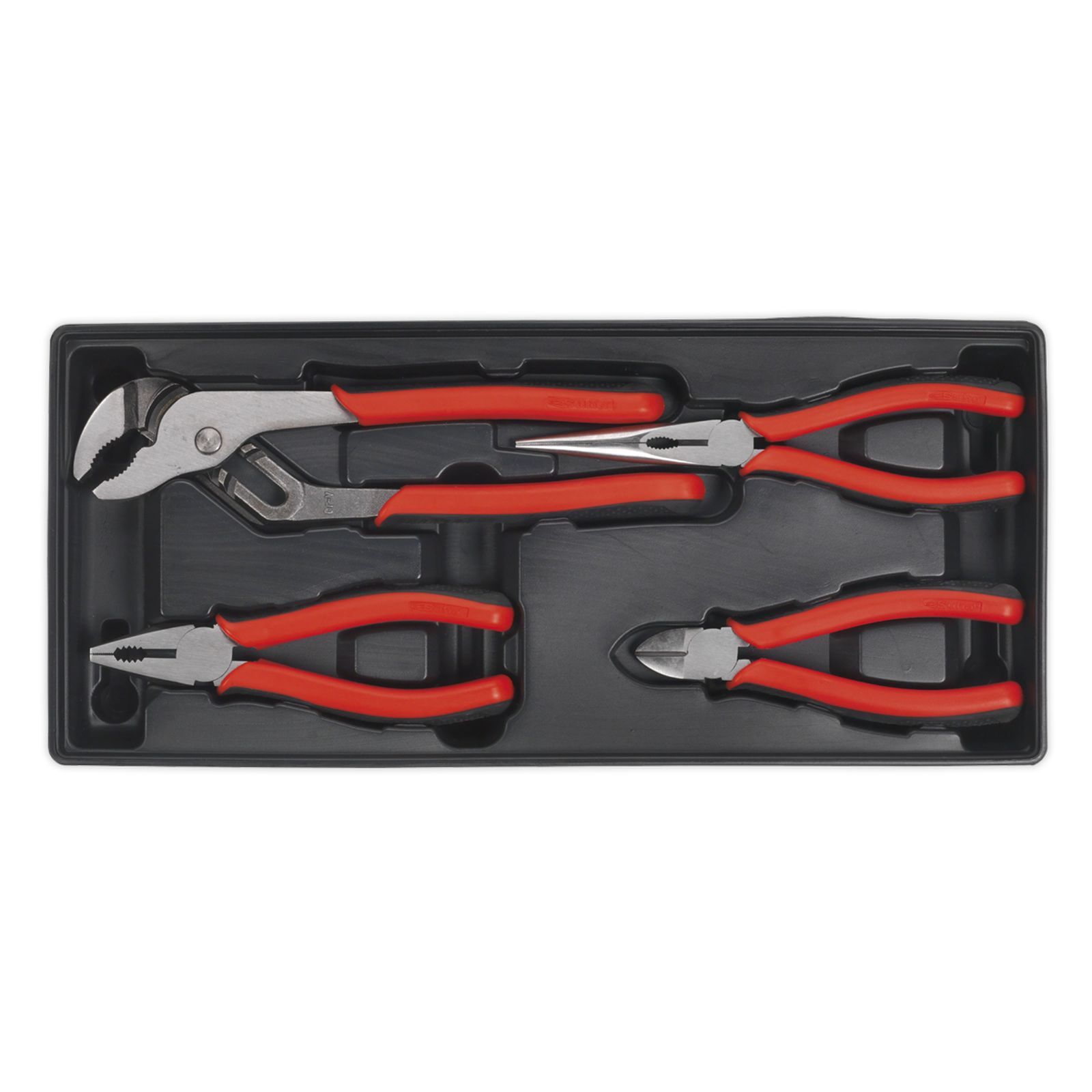 Sealey Tool Tray with Pliers Set 4 Piece Tool Tray Quality Work Tools TBT02