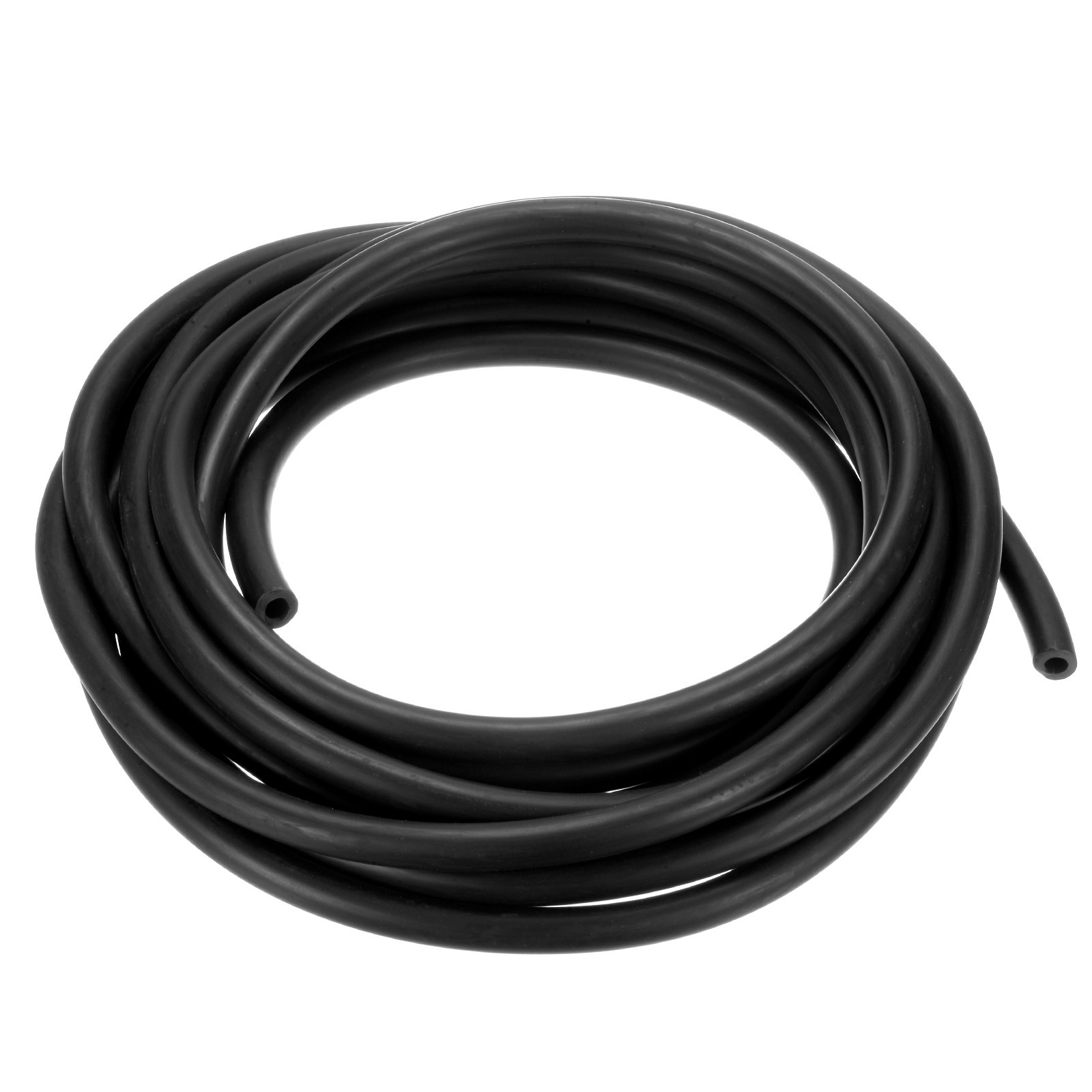 Lubricating Oil Hoses, 5mm (3/16Inch) ID 16.4FT Rubber Tubing for Garden [Black]