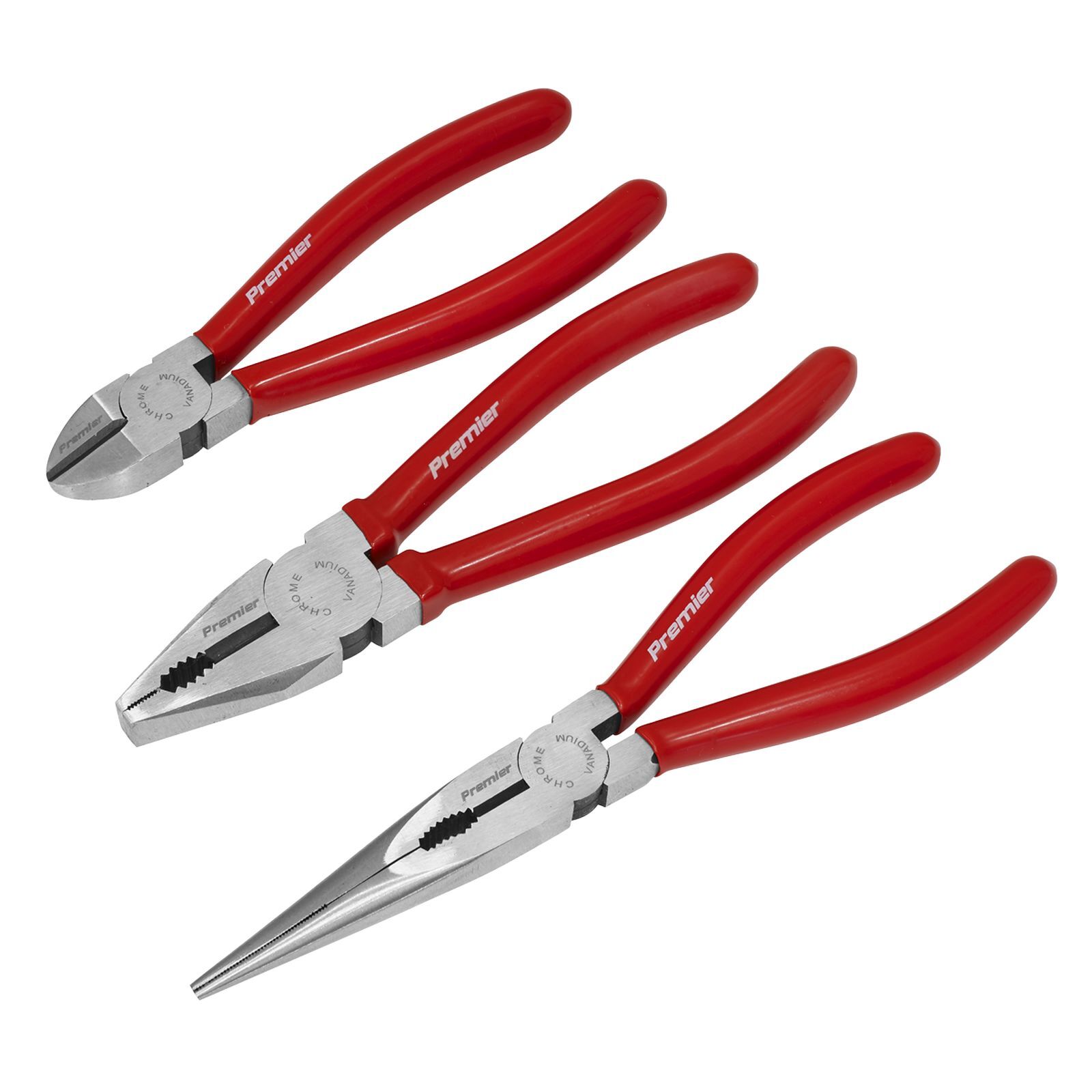Sealey Pliers Set 3 Piece Long Nose Pliers Quality Work Tools AK8564