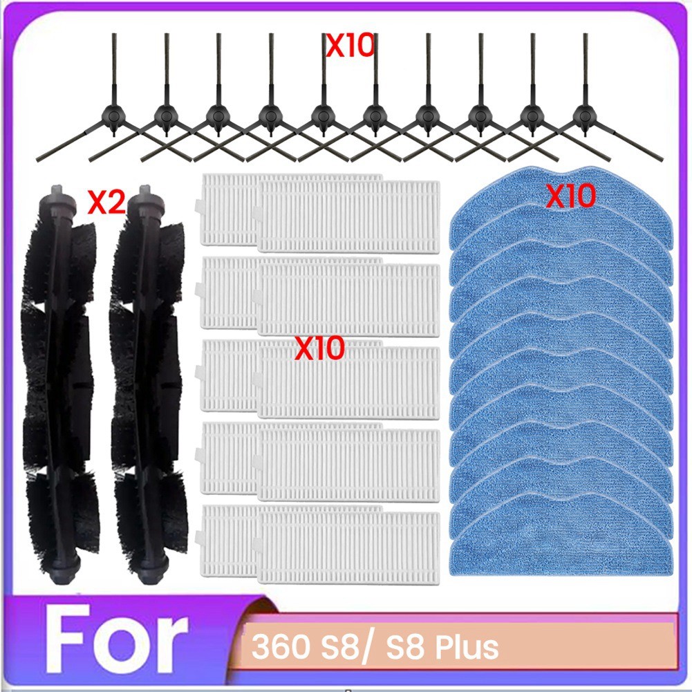 32PCS Brush and Mop Cloth Set for 360 S8 S8Plus D7A42642