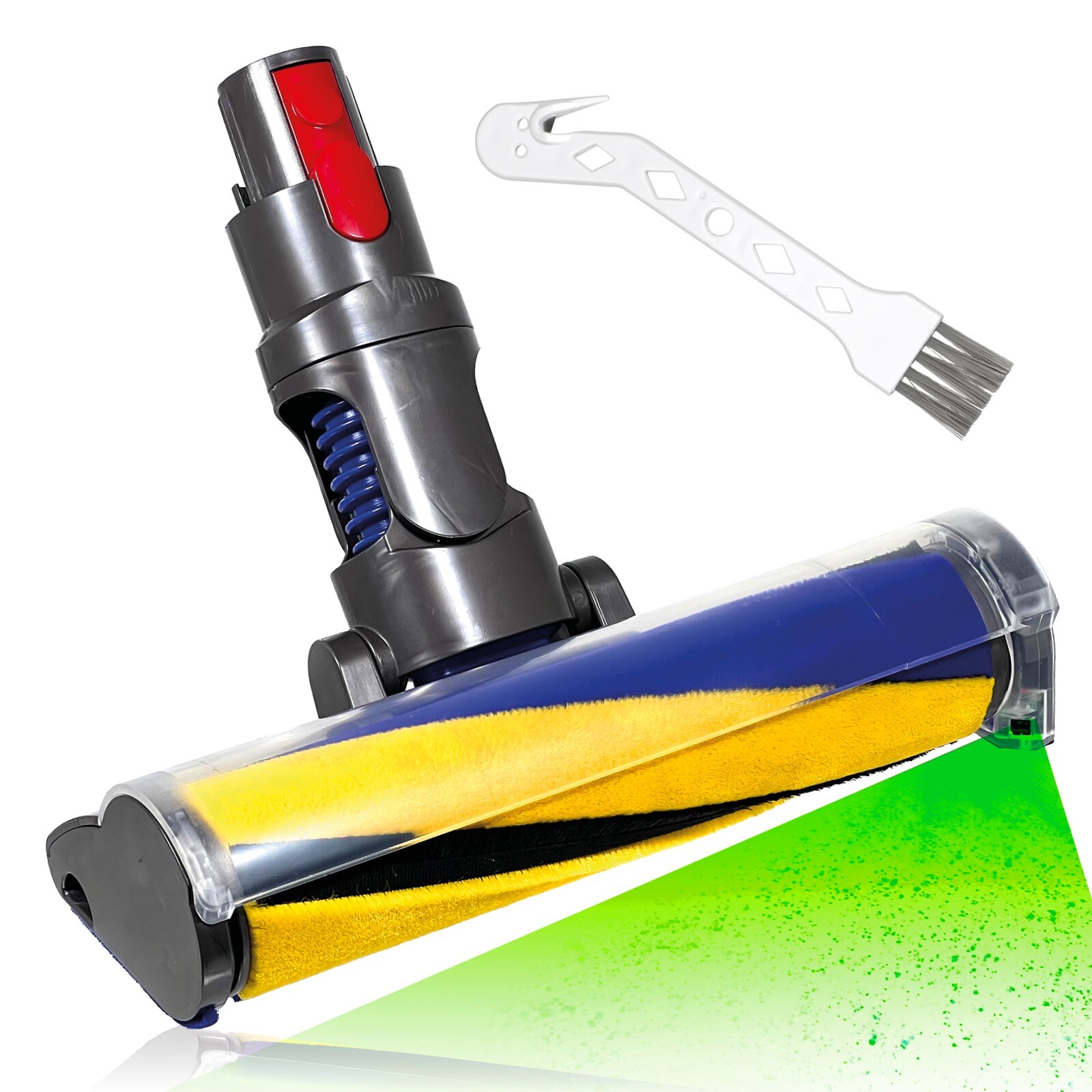 Soft Brush Head for Dyson V7 V8 V10 V11 V15 Direct Drive Hard Floor Laser Tool