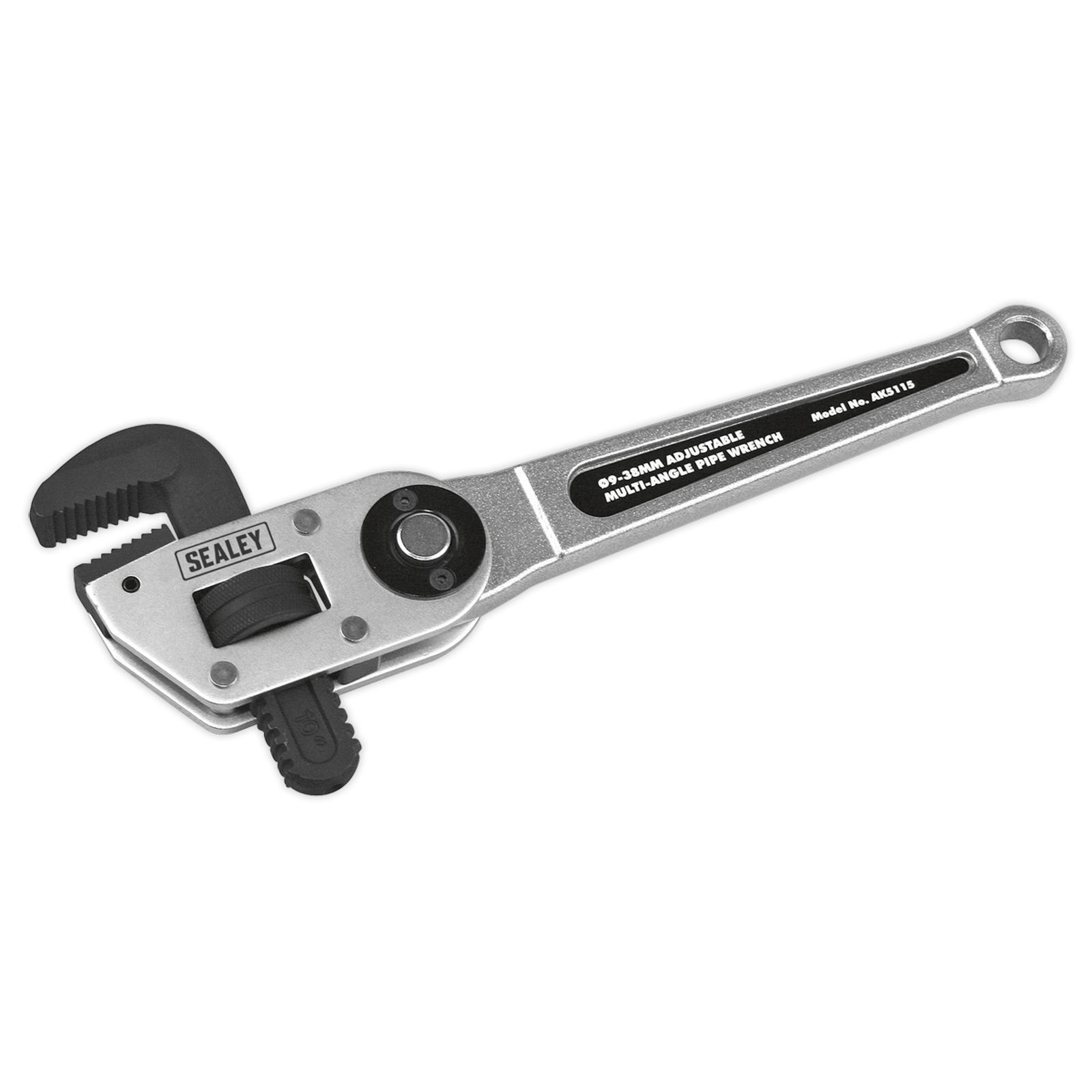 Sealey Adjustable Multi-Angle Pipe Wrench Ø9-38mm - Part No. AK5115