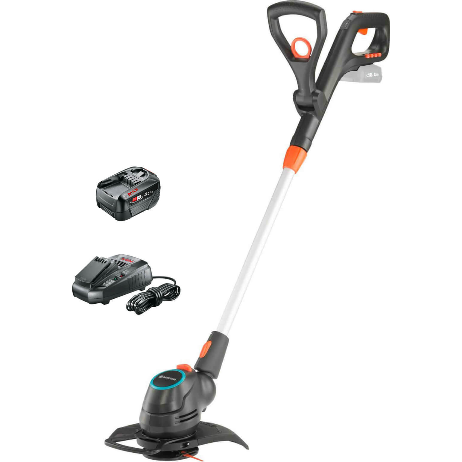 Gardena COMFORTCUT 23 P4A 18v Cordless Grass Trimmer and Edger 230mm 1 x 4ah Li-