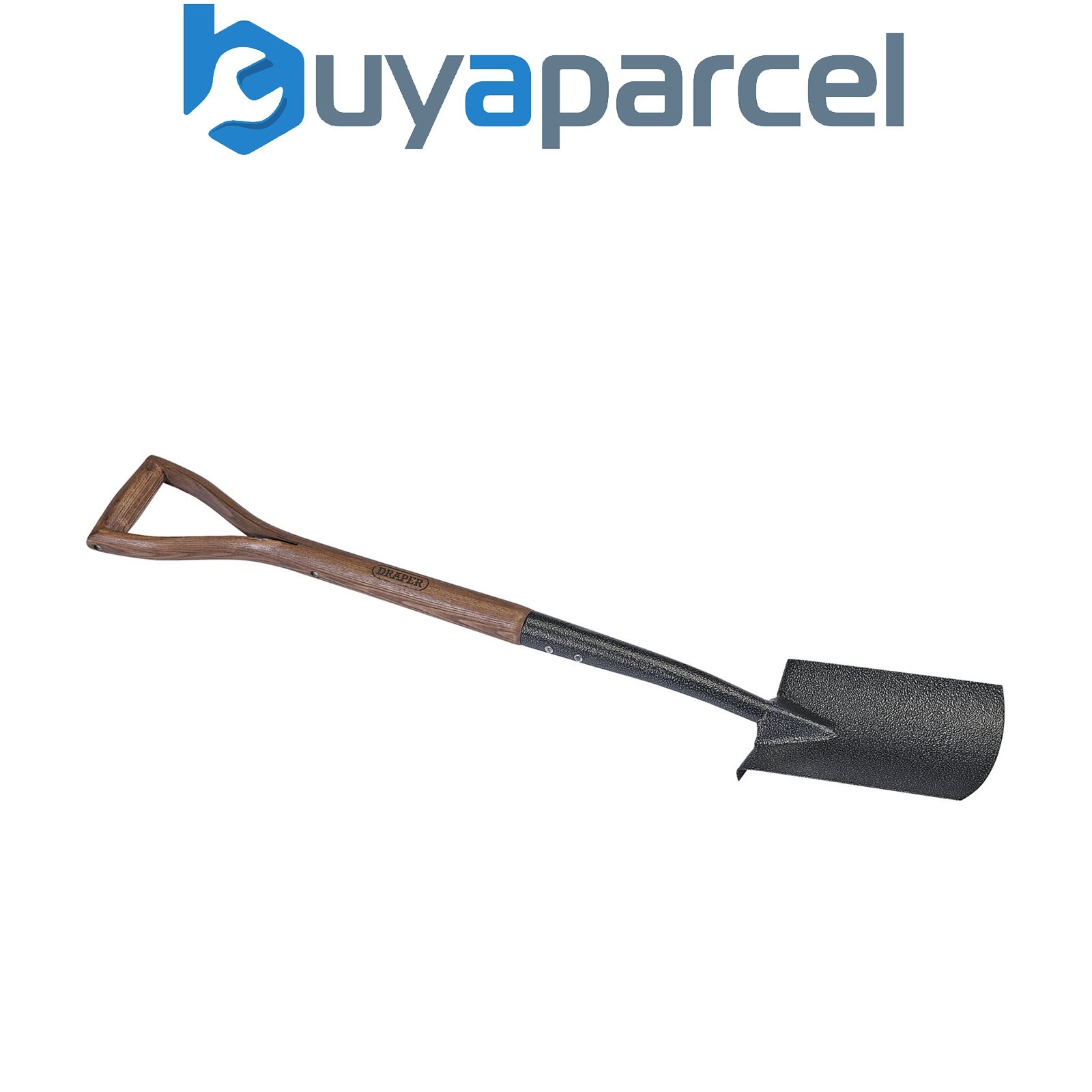 Draper 14305 Carbon Steel Border Spade with Ash Handle