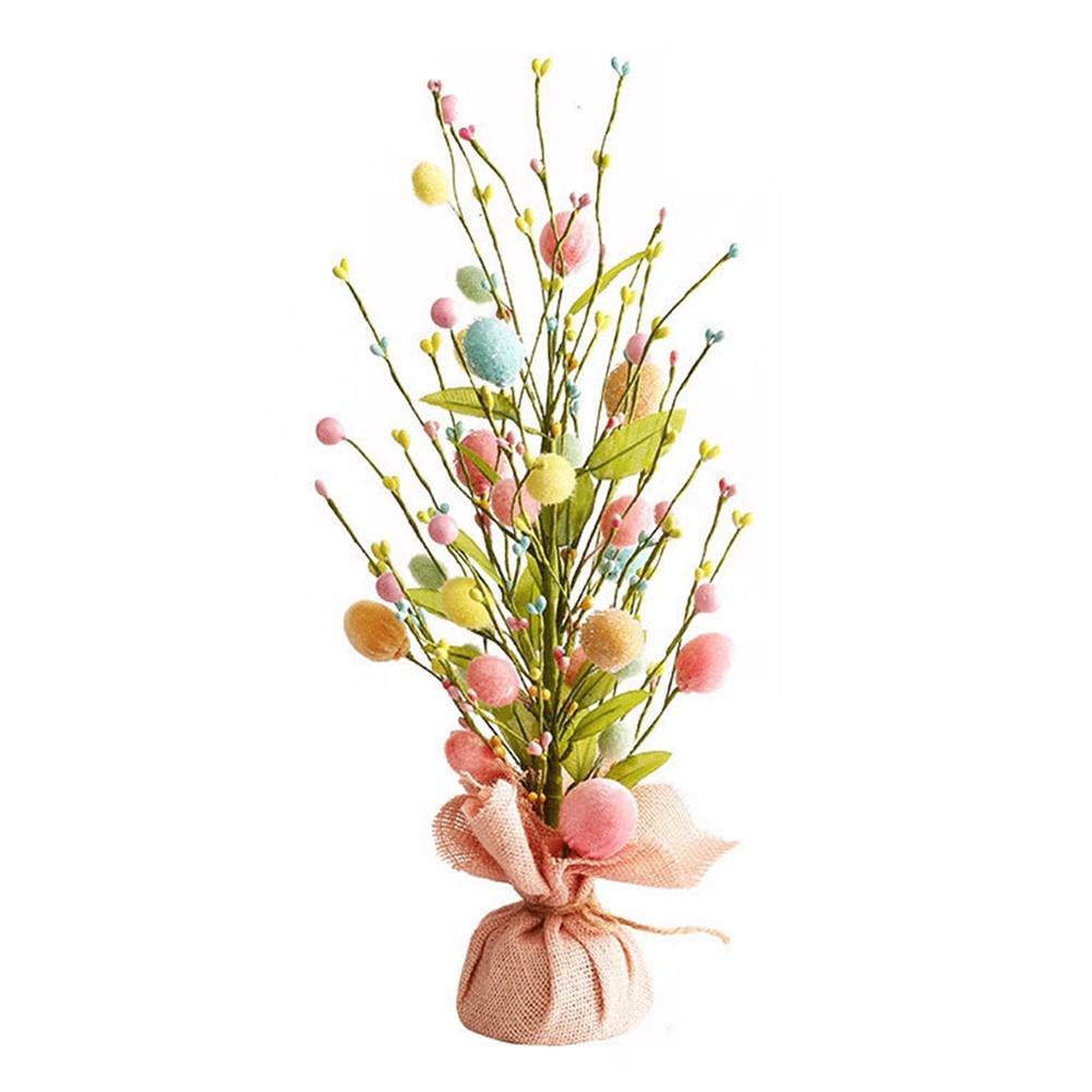 Easter Egg Tree with Delicate Ornaments Easter Decorations Tabletop Decor9915