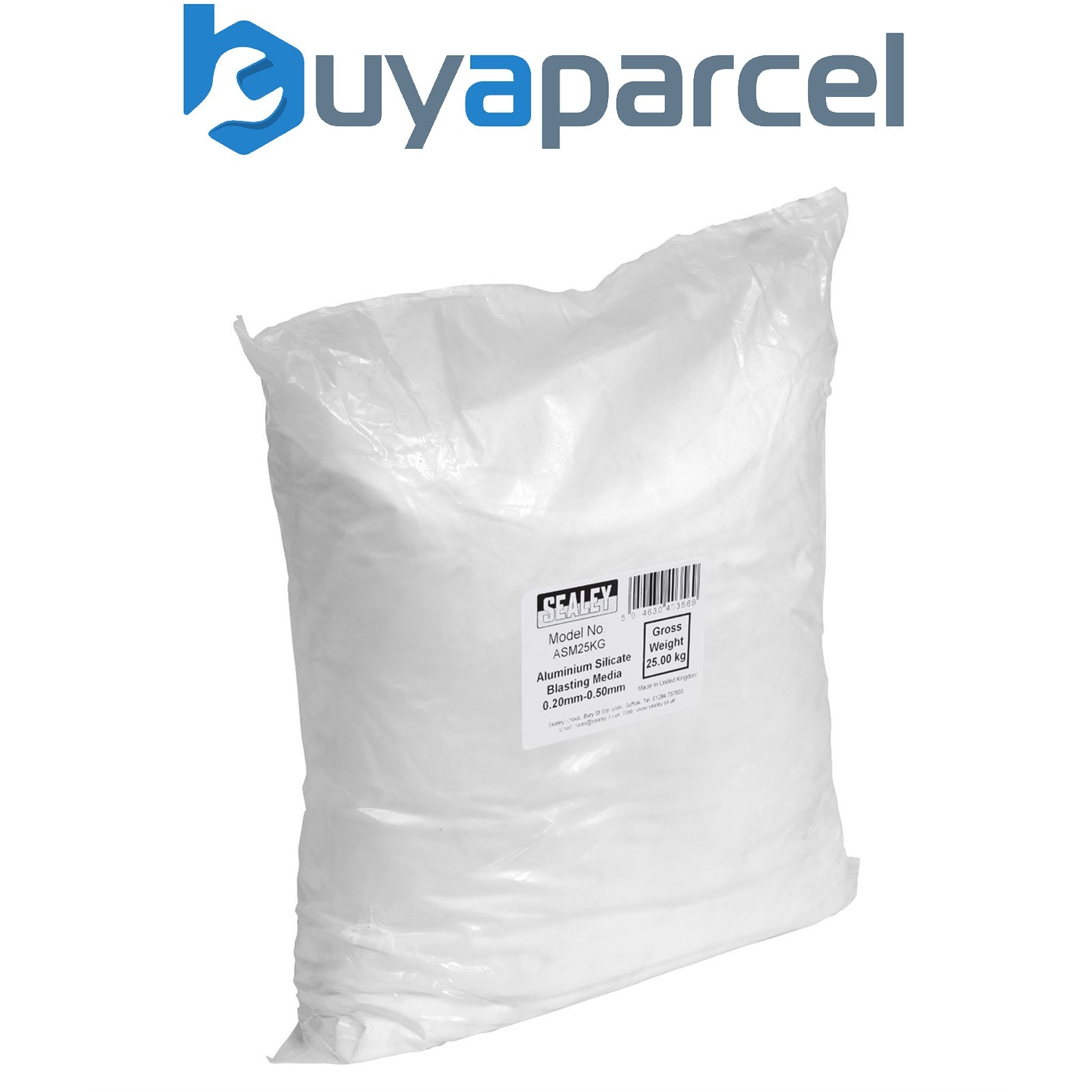 Sealey ASM25KG Aluminium Silicate Blasting Media 0.20-0.50mm