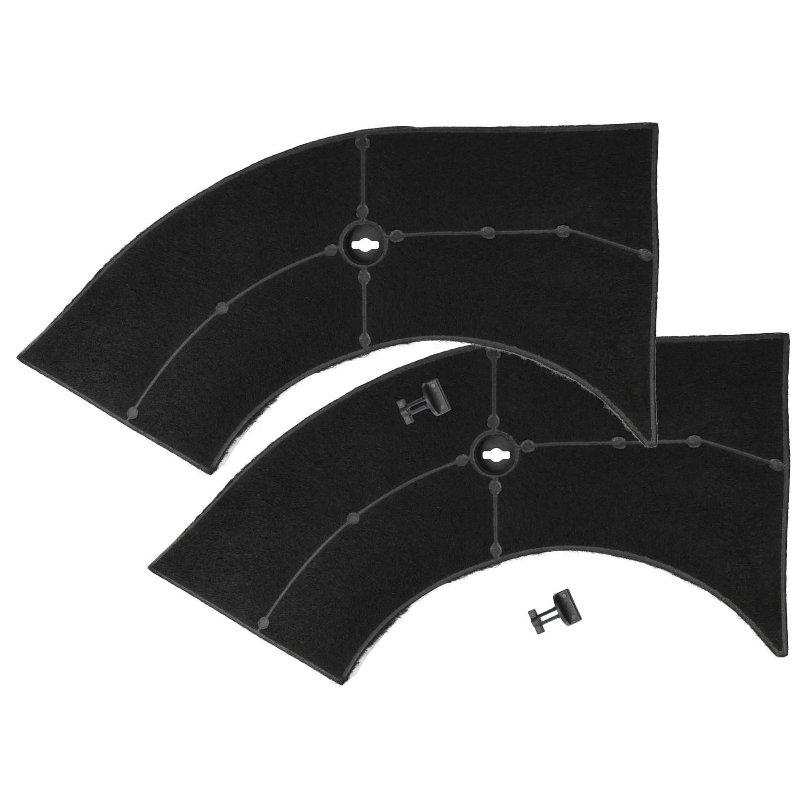 2 Cooker Hood Filter for AEG DU4361-M DU4361-W DU4361-D DU4561-M