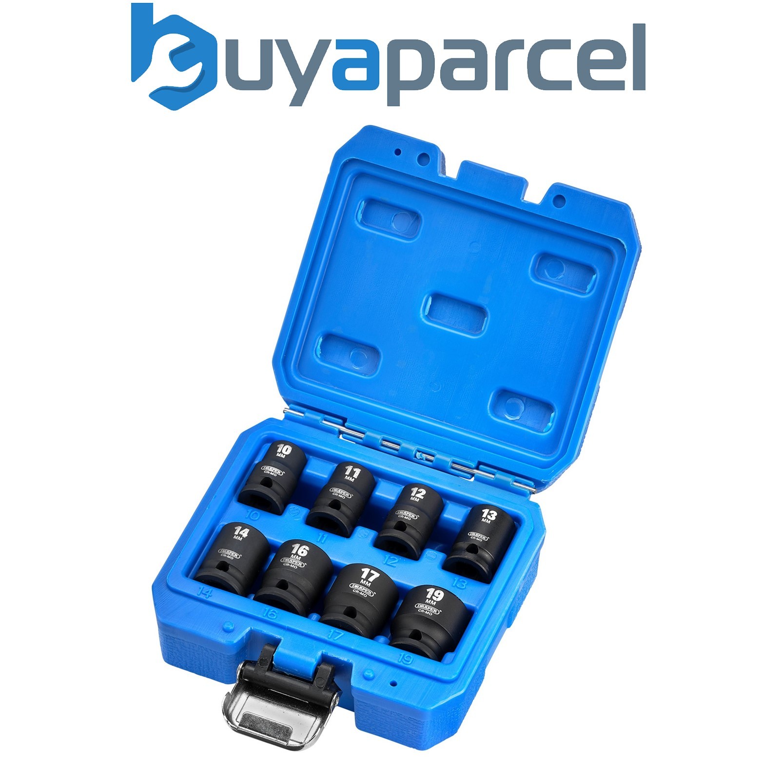 Draper 20203 Draper HI-TORQ Metric Impact Socket Set, 3/8" Sq. Dr. (8 Piece)