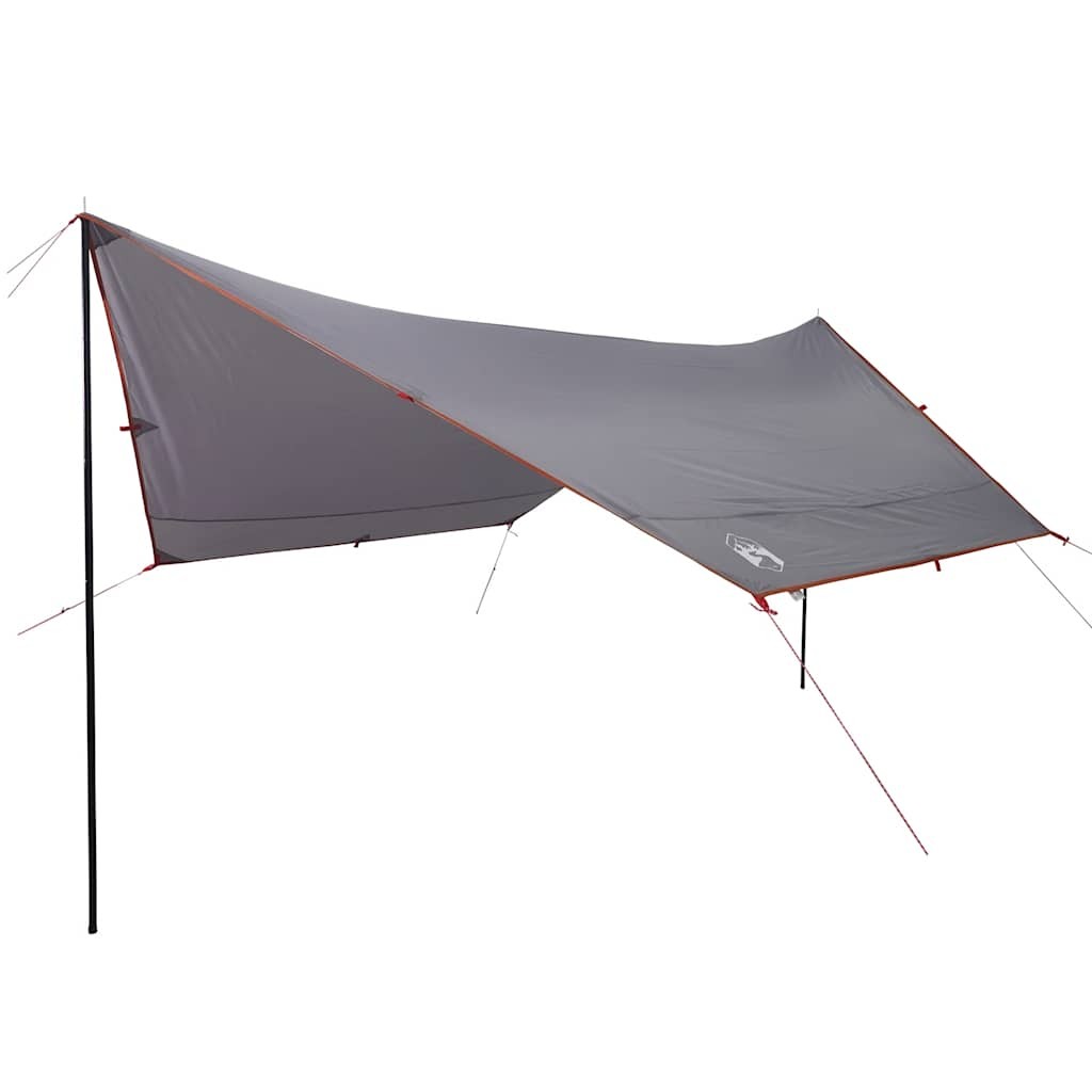 Camping Tarp Outdoor Patio Tarpaulin Shelter Sunshade Orange Waterproof vidaXL