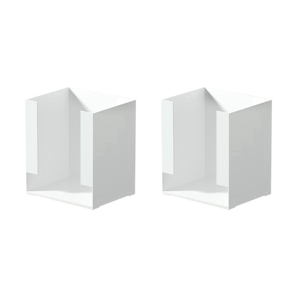 2pcs Kitchen Noodle Storage Box Bedroom Makeup Organizer for Masks and Cups8745