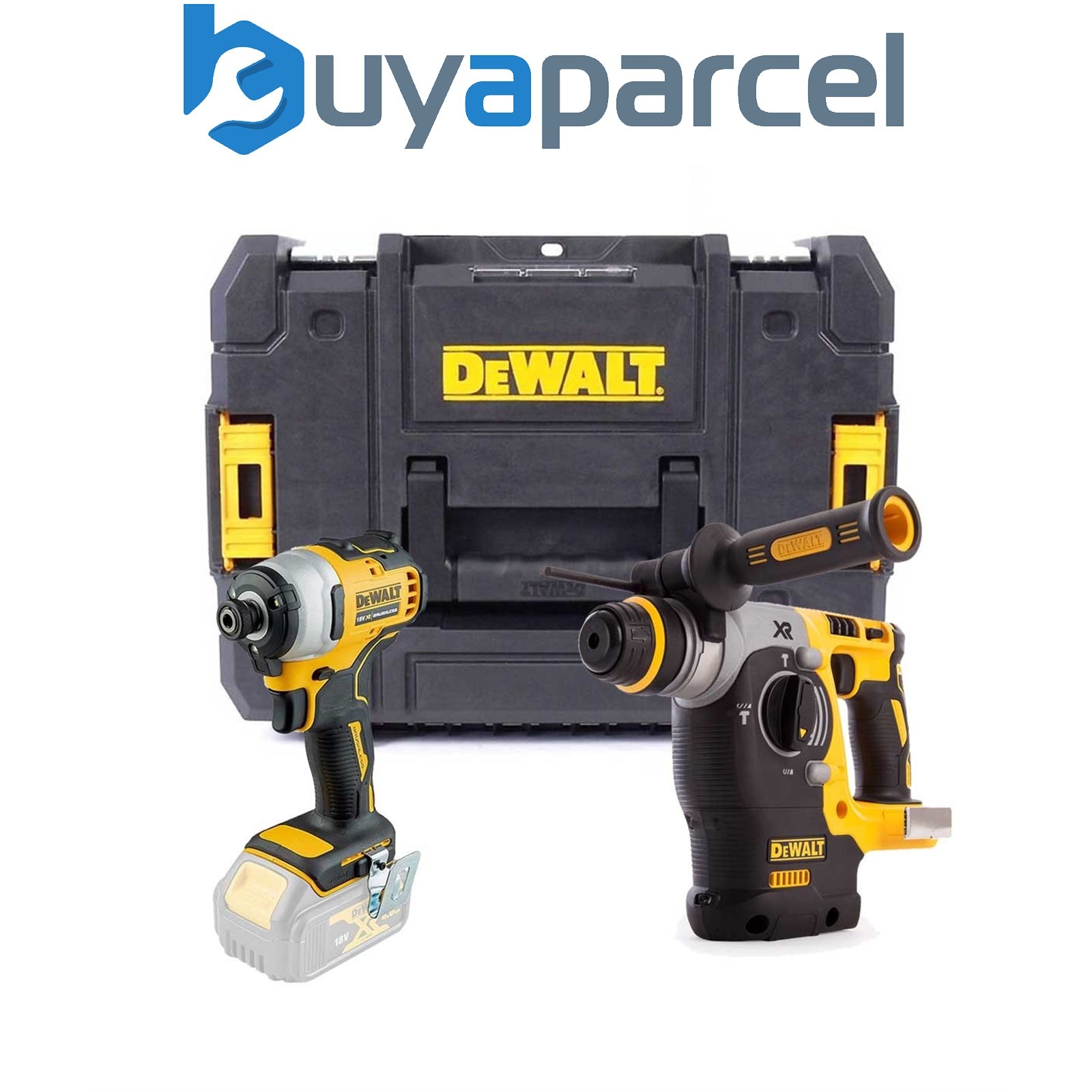 Dewalt DCK2532 18v XBrushless DCF887 Impact Driver + DCH273 SDS Drill Bare TSTAK