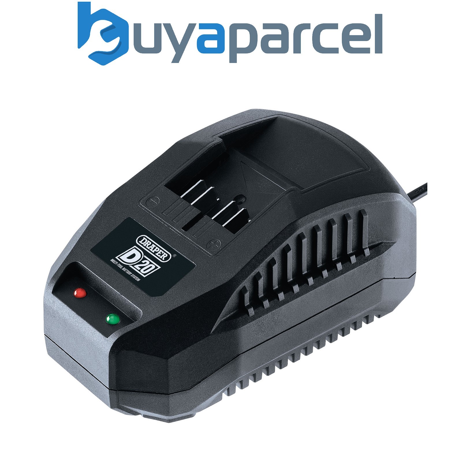 Draper 97914 D20 20V Li-ion Battery Charger, 2.4A