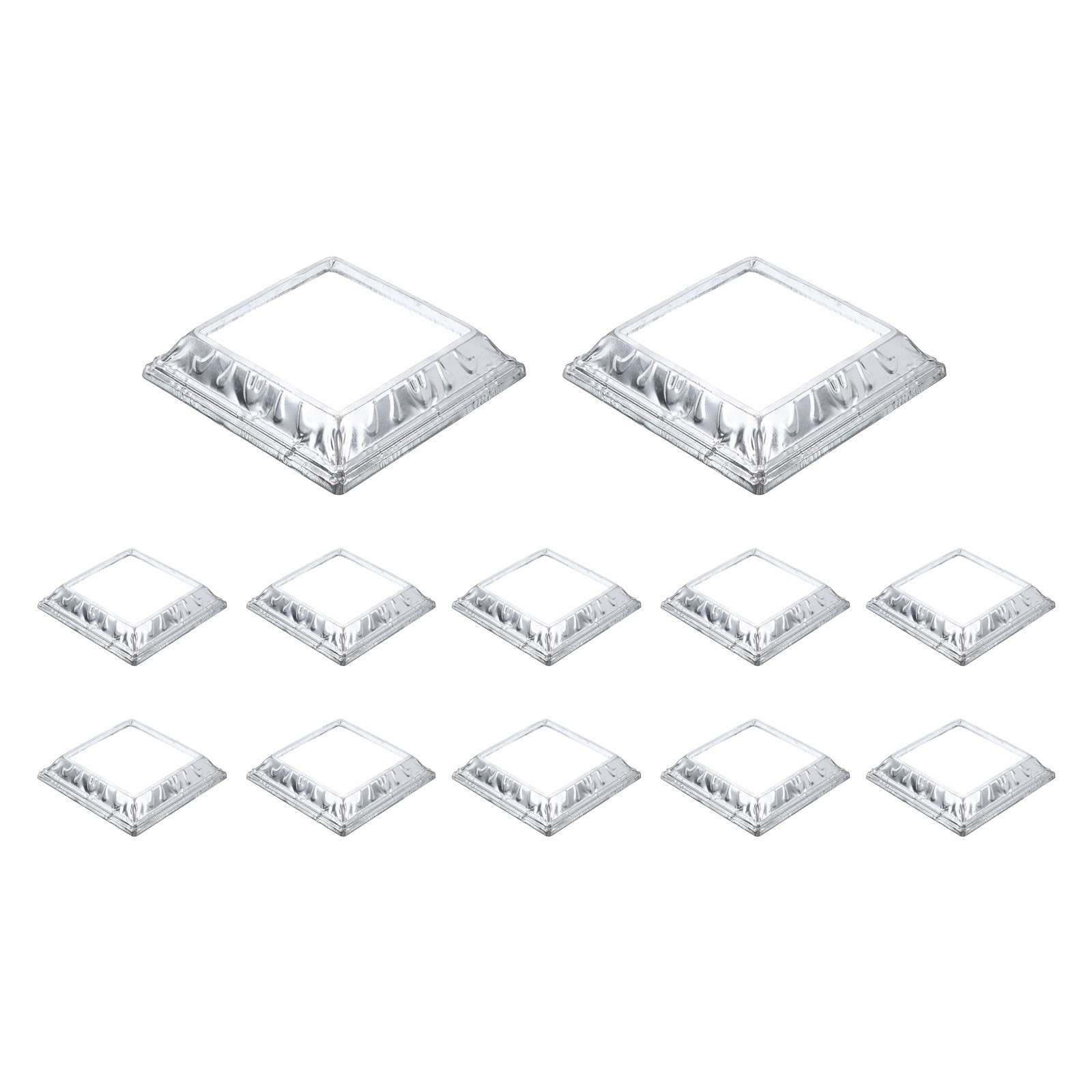 12Pcs Post Base Cover, 5.75x5.75 One-Piece Post Skirt Column Wrap(4x4)