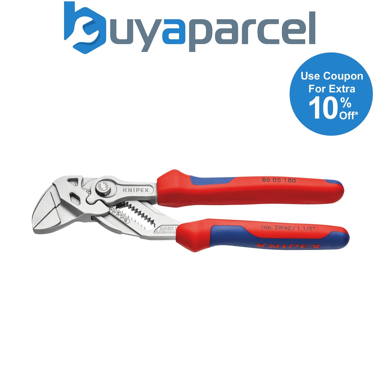 Draper 25948 KNIPEX 86 05 180 SB Pliers Wrench, 180mm