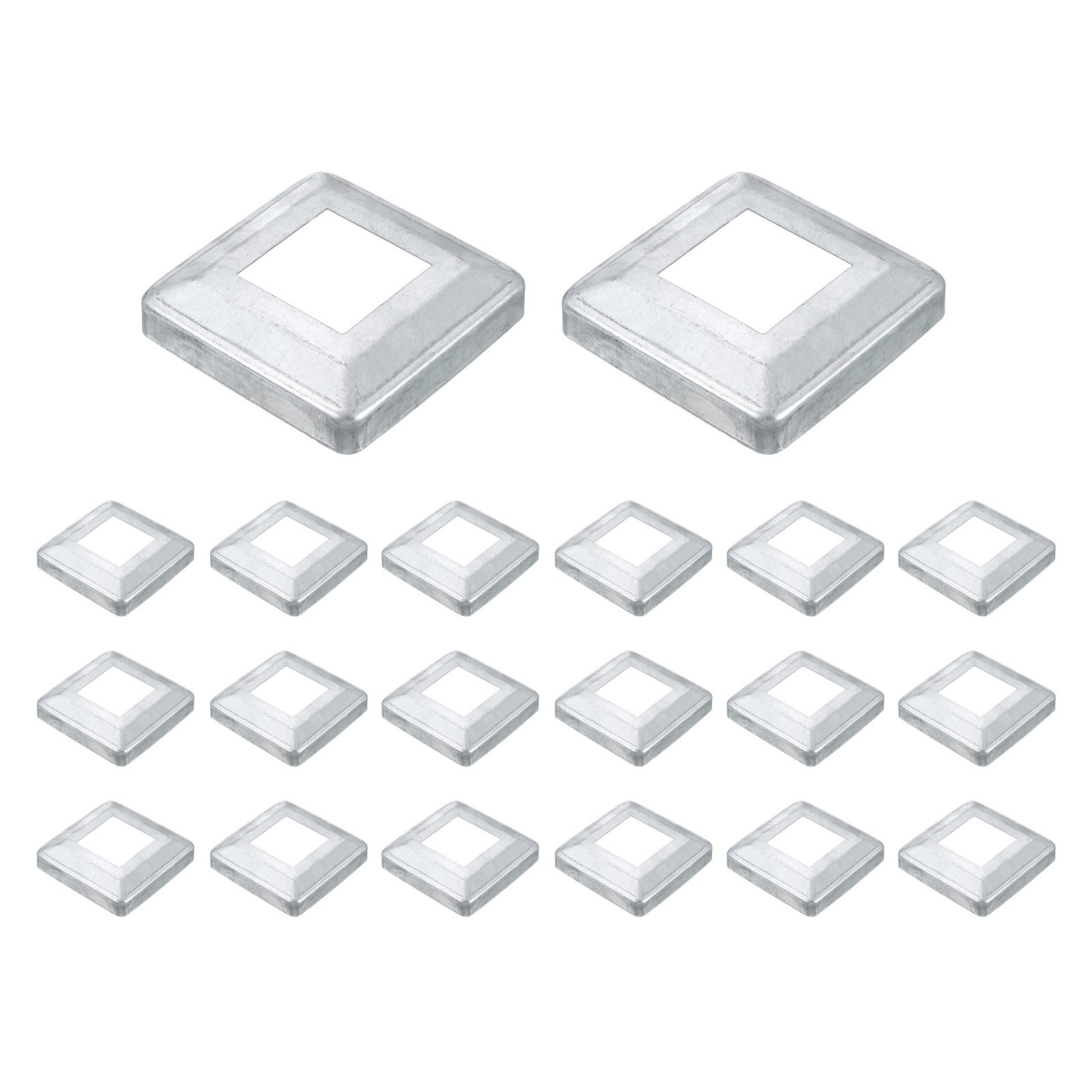 20Pcs Post Base Cover, 4.25x4.25 Integral Style Post Skirt Column Wrap(2x2)