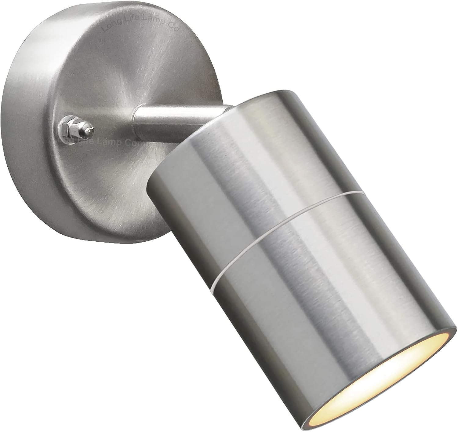 Long Life Lamp Company Adjustable Outdoor Wall Light Stainless Steel IP44 35w (