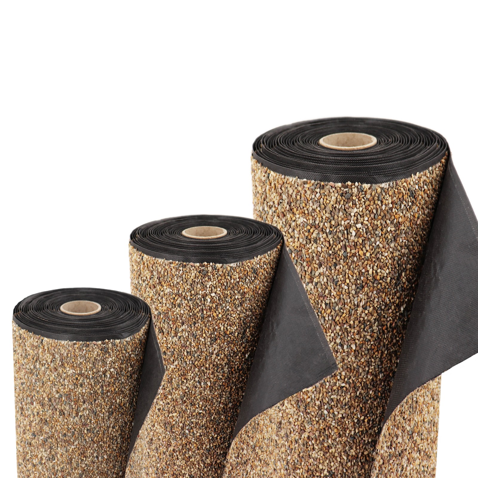 Stone liner 4 m x 1 m wide For Watercourse Bank Pond liner Pond Liner Sand-colou