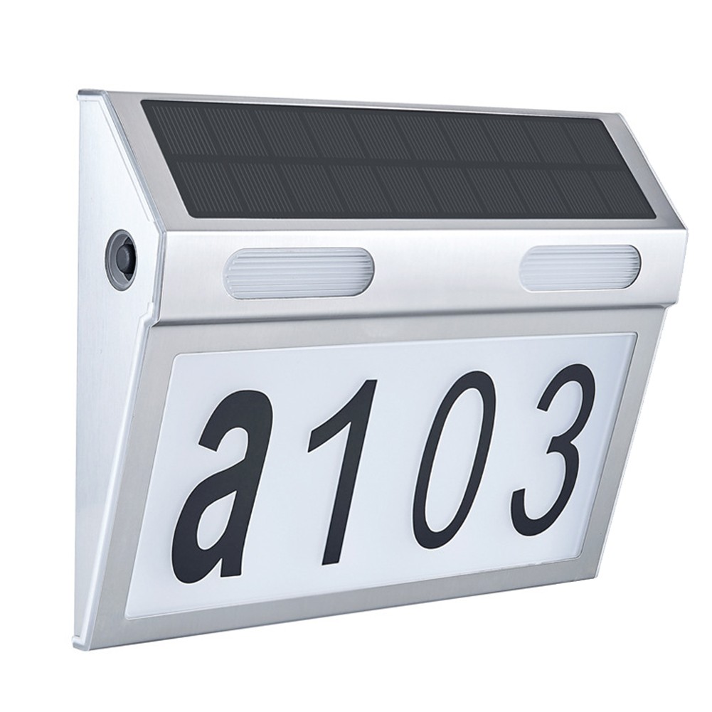 3X(Door Numbers Light Outdoor With IP65 Material With 3 Lighting Modes H9Y1)