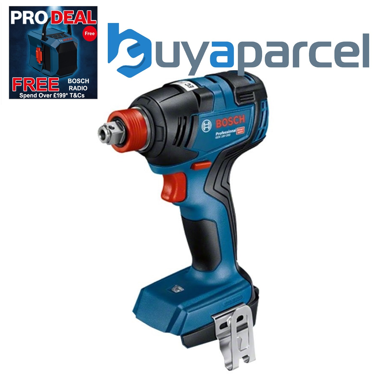 Bosch GDX18V-200 18V Impact Driver Brushless Body Only GDX18V200