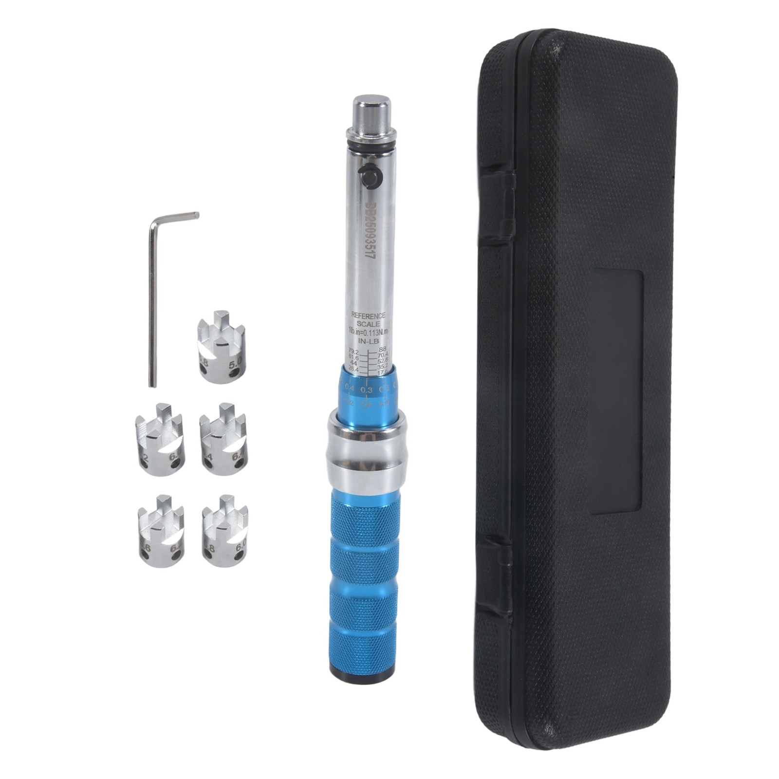 Spoke Torque Wrench, 2-10 NM Motorcycle Spoke Wrench Set, Steel Torque7286