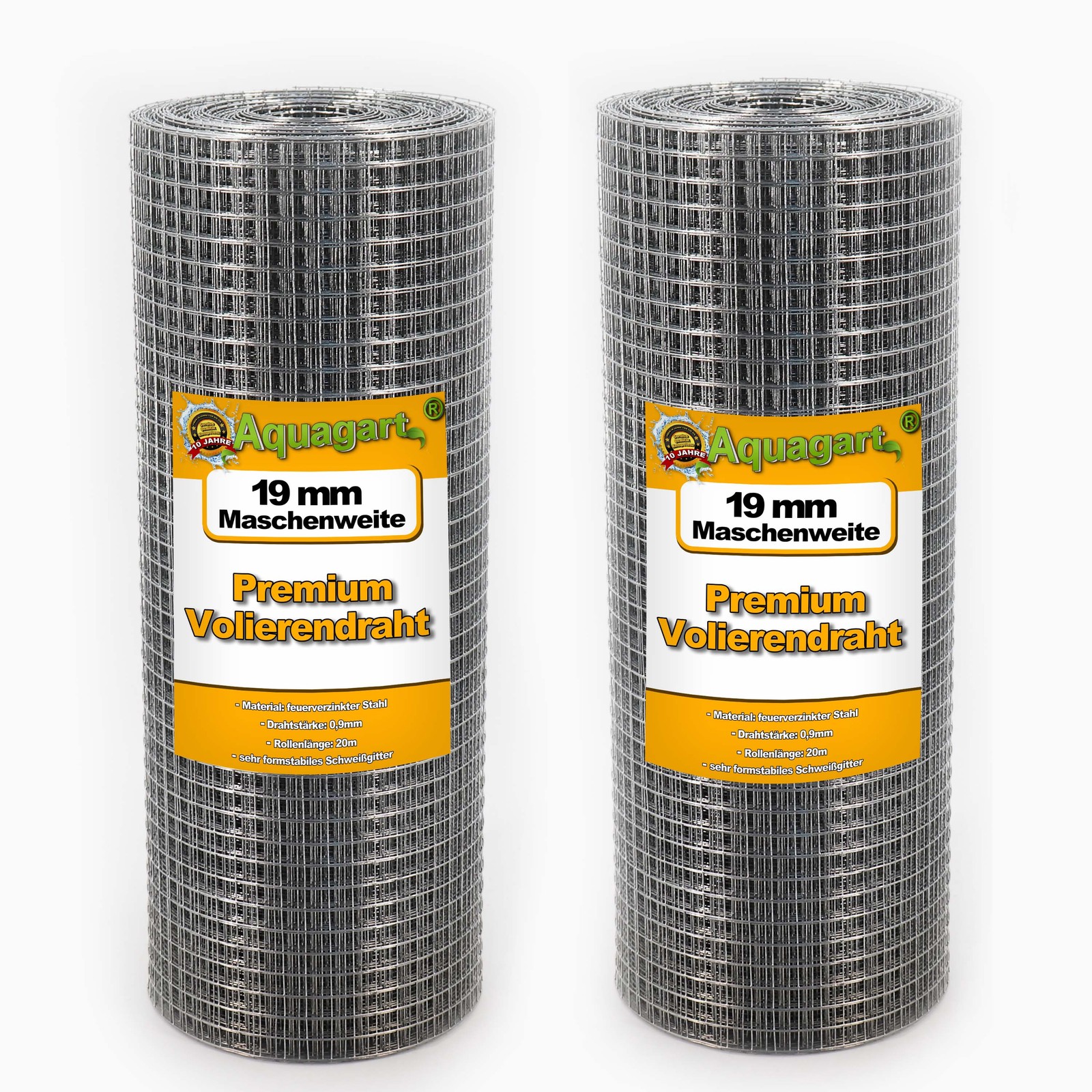 20 m x 0.5 m Aviary wire Wire mesh Welding grid Wire fencing Hot-dip galvanized