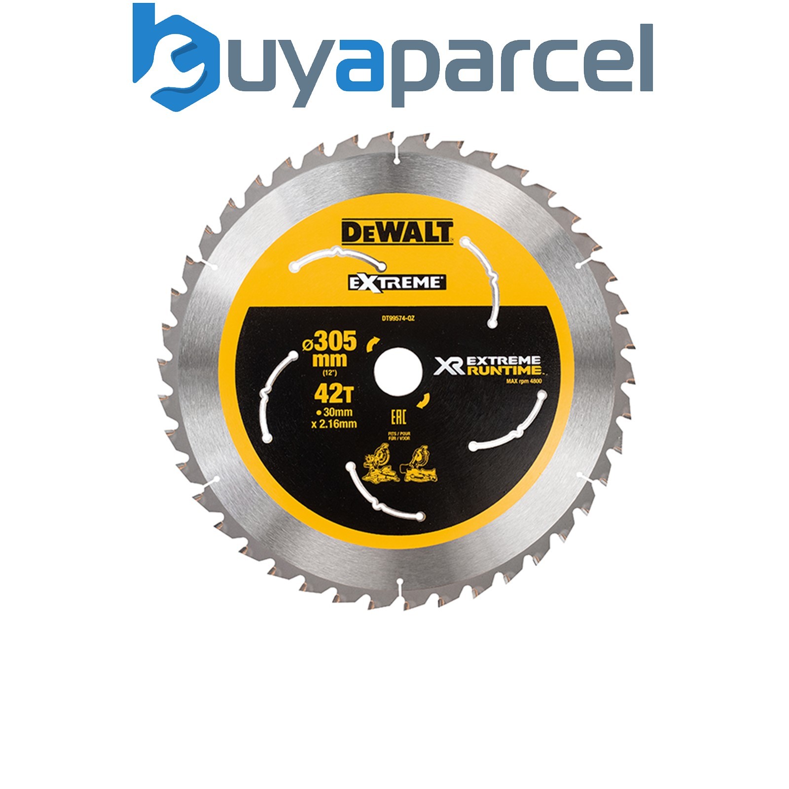 Dewalt DT99574-QZ XR FlexVolt Mitre Saw Blade 305 x 30mm x 42T DEWDT99574QZ