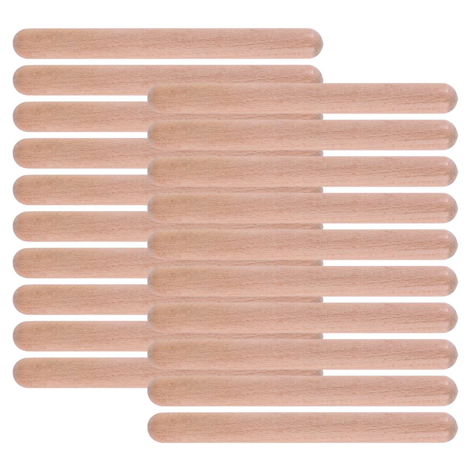 20Pieces 8 Inch Kids Rhythm Sticks Music Lummi Sticks Classical Wood Claves8490