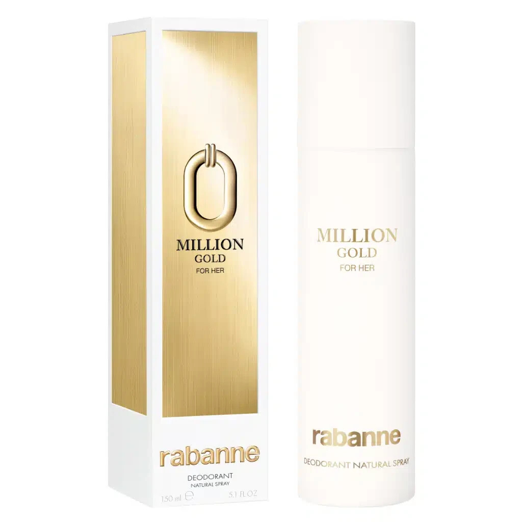 PACO RABANNE MILLION GOLD 150ML DEODORANT SPRAY BRAND NEW & SEALED