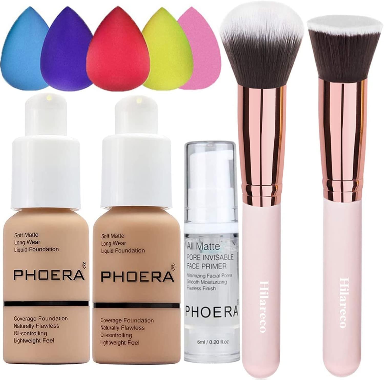 Foundation Made for PHOERA 104 and 105 & Face Primer,Liquid Full Coverage Found
