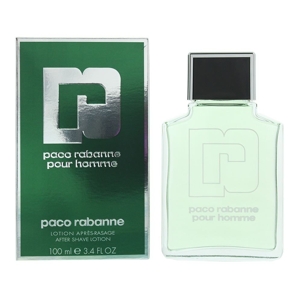 Paco Rabanne Pour Homme Aftershave Lotion 100ml Splash For Him - Men's