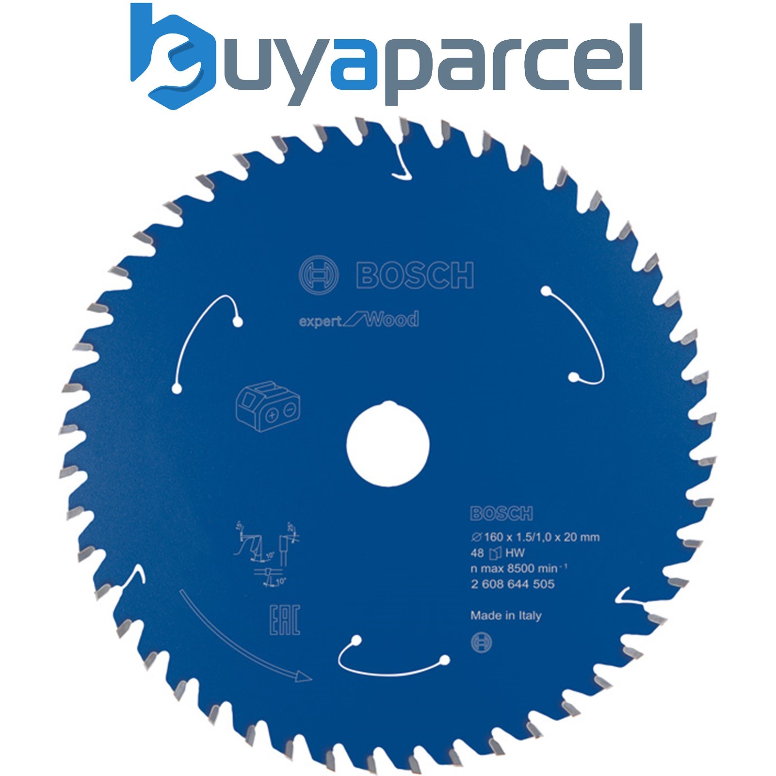 Bosch Expert Wood Circular Saw Blade Cordless Saws 160x1.5/1x20 T48 2608644505