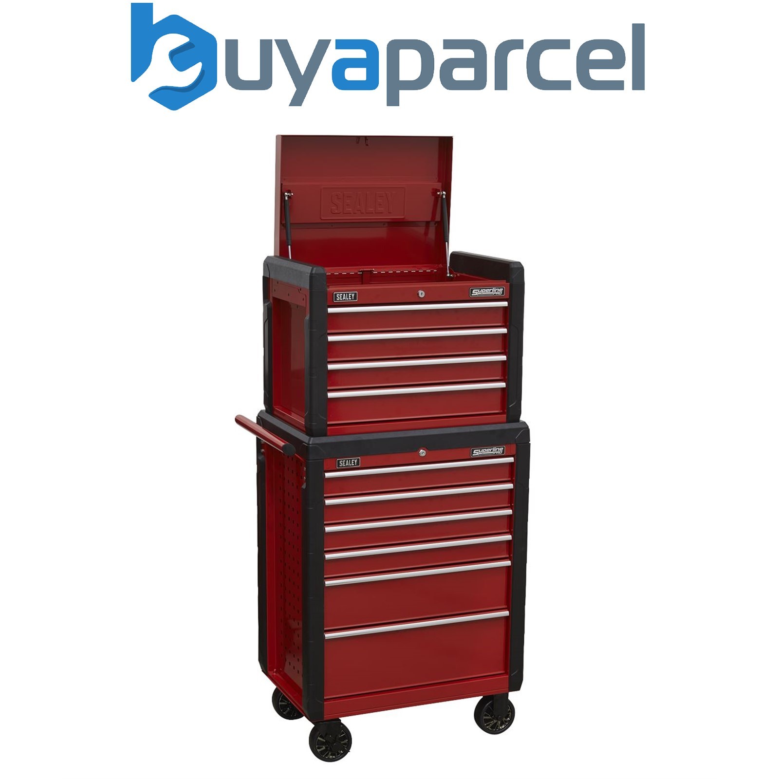 Sealey AP3410STACK Superline PRO&reg; Topchest & Rollcab Combination 10 Drawer