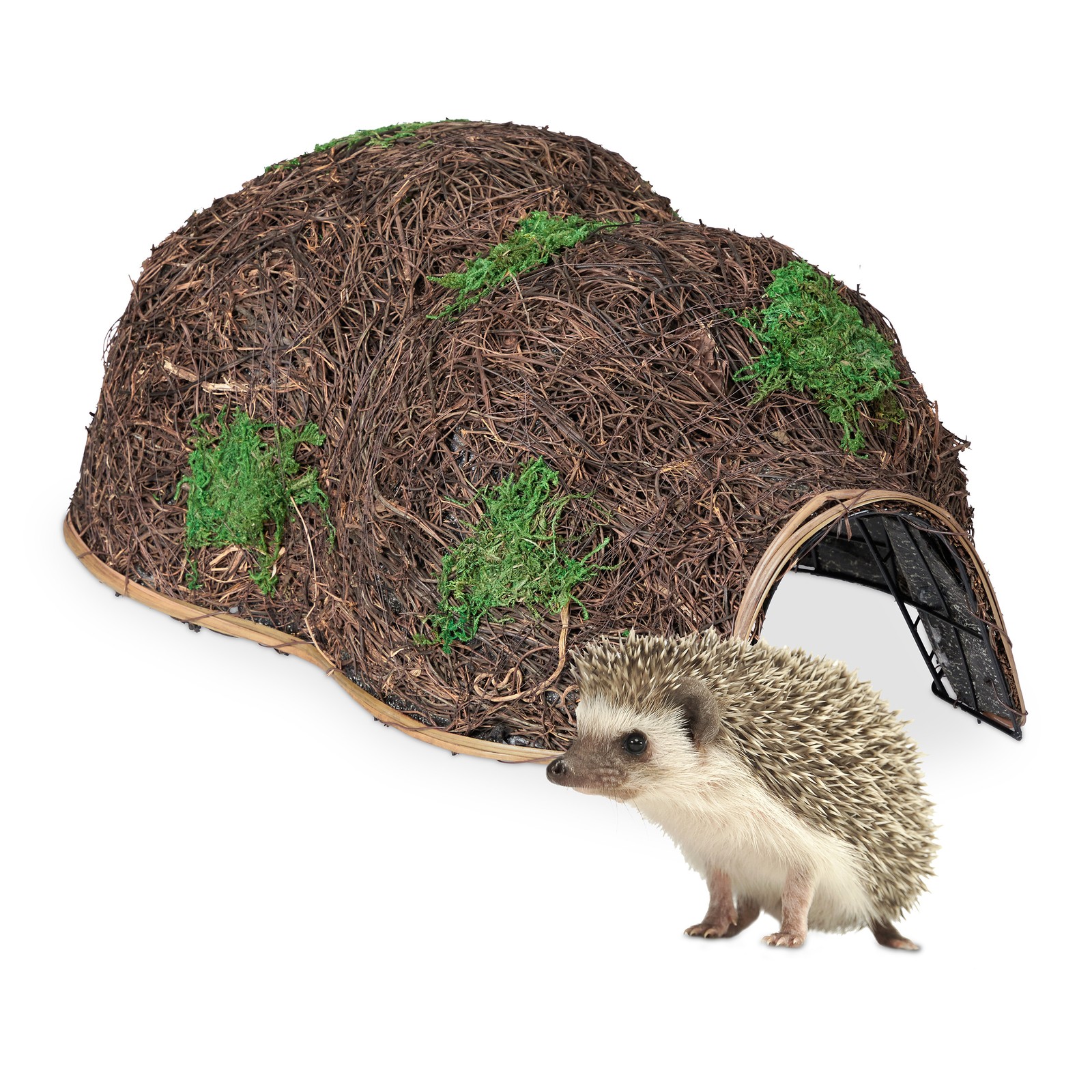 Hedgehog house Wildlife Hut Garden Hibernation Box Insulated Lightweight
