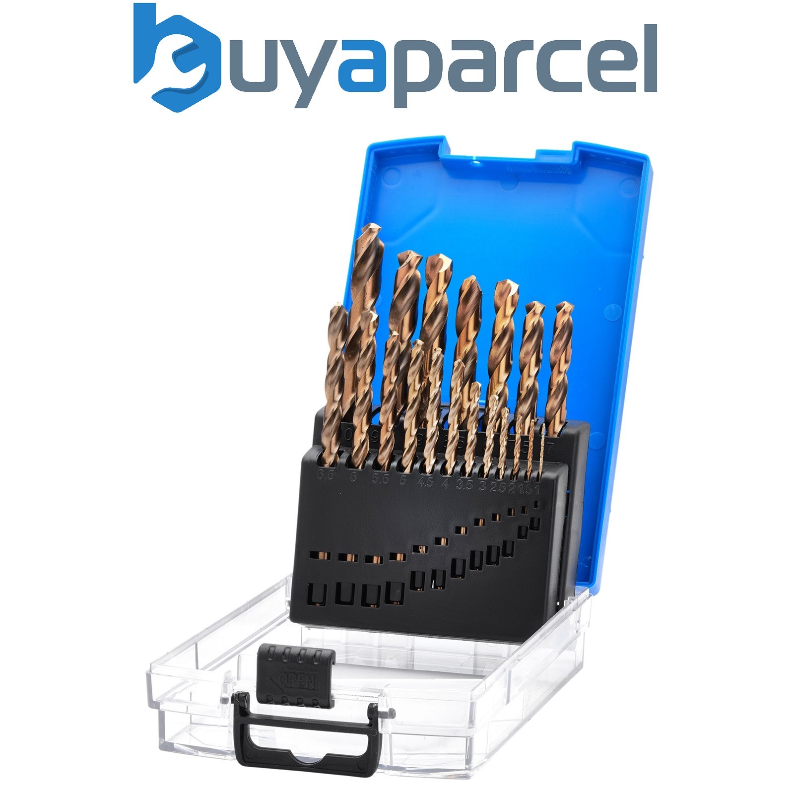 Draper 08964 Draper Expert HSSE M35 Cobalt Drill Bit Set (19 Piece)