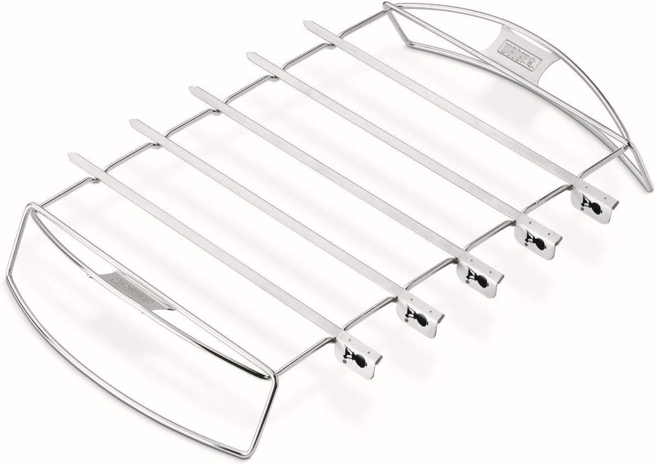 Weber Kebab Set | Weber BBQ Skewers & Kebab Rack Kit | fits Q2000 Series & Larg