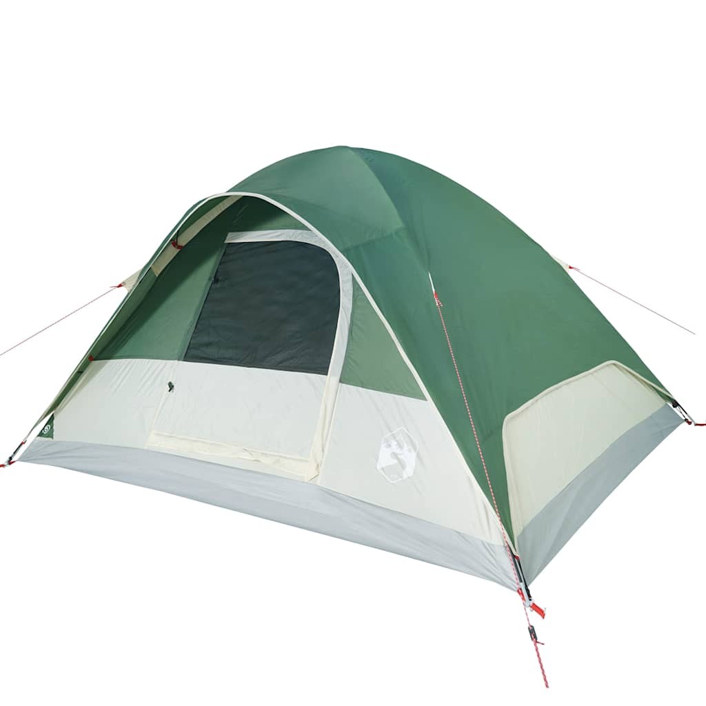 Family Tent Dome 6-Person Lightweight Camping Green Waterproof vidaXL