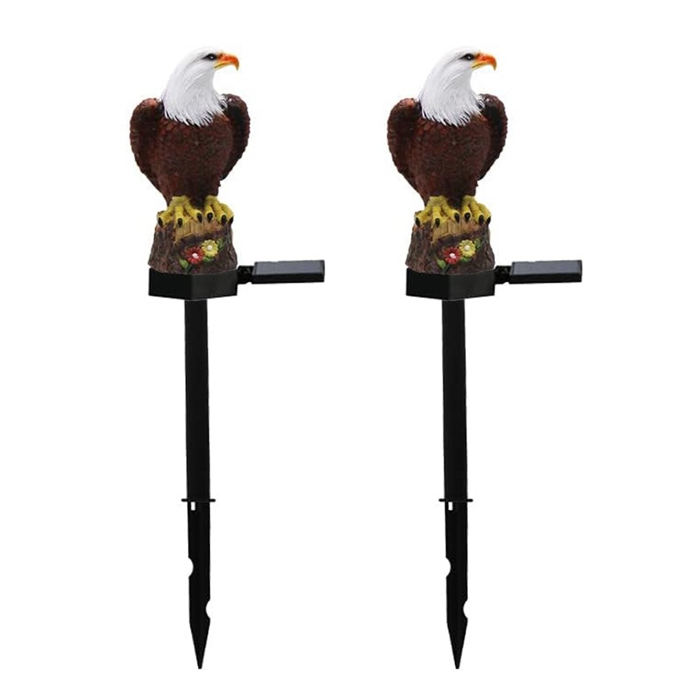 Outdoor Solar Powered Eagle Stake Lights for Lawn Lighting 2 Pack Z4A66912