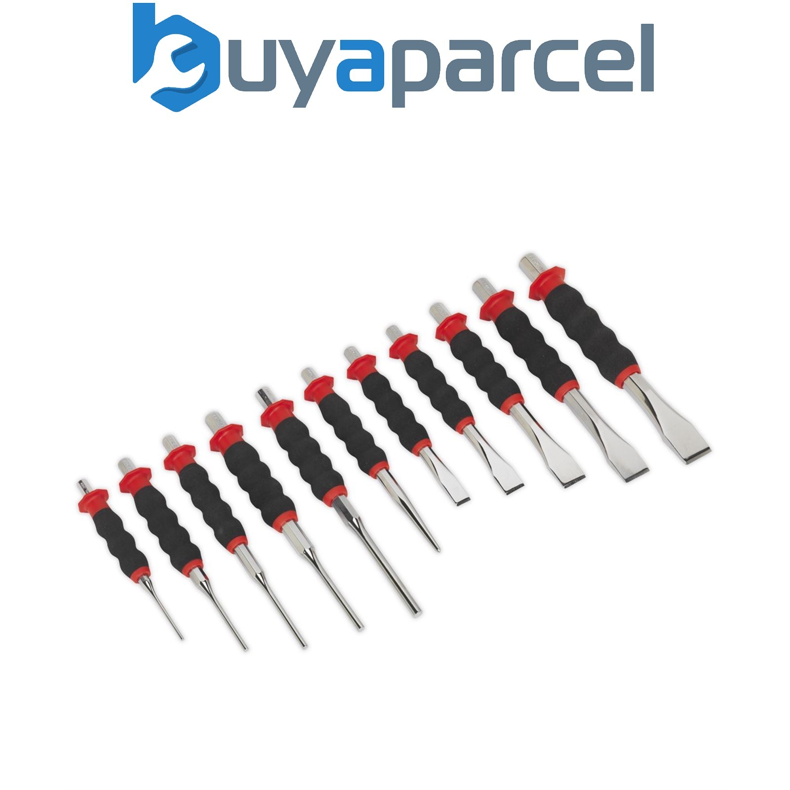 Sealey AK9135 Premier Sheathed Punch & Chisel Set 11pc