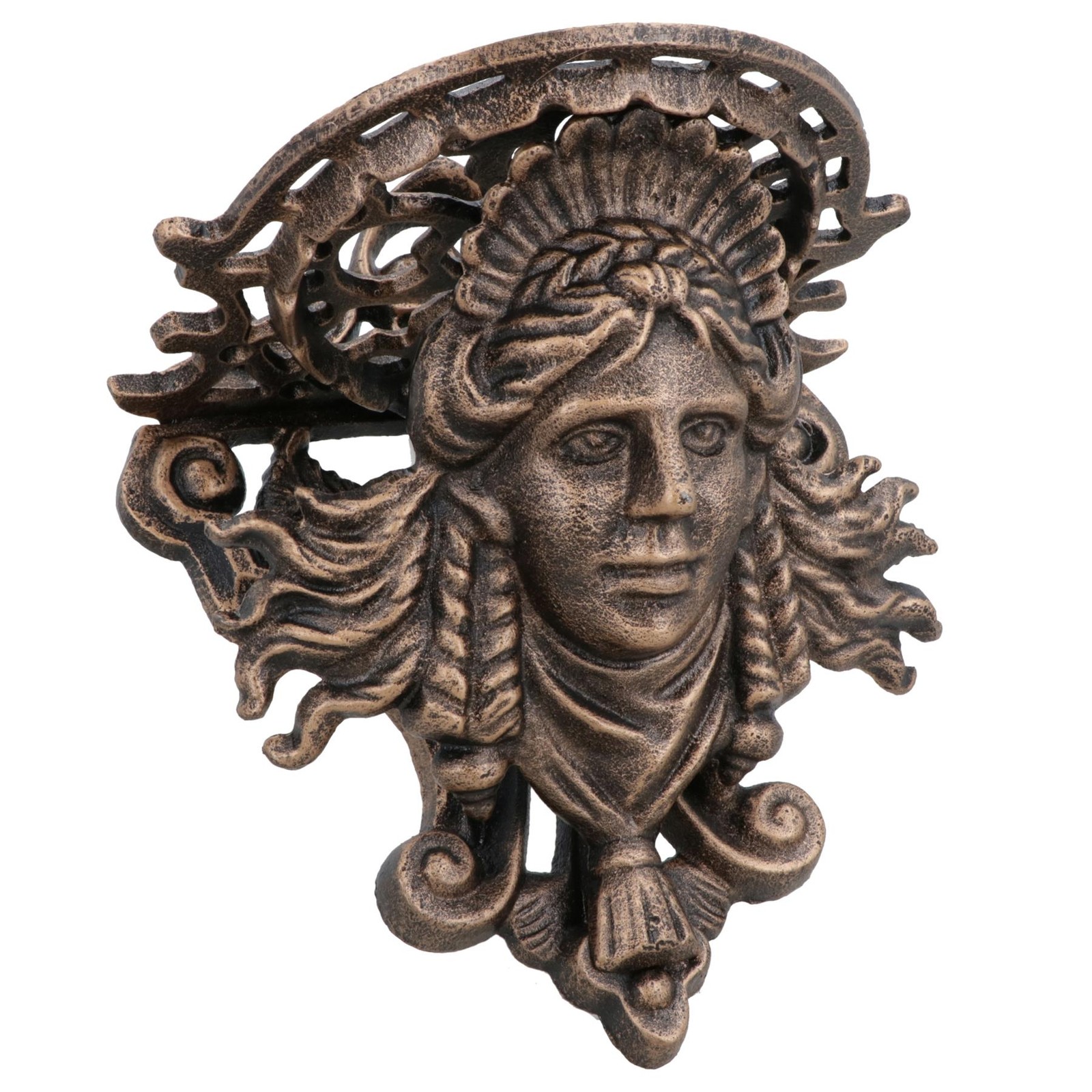Lady Face Plant Pot Stand Holder Wall Mount Shelf Garden Patio Yard House